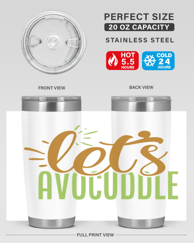 lets avocuddle 5#- avocado- Tumbler