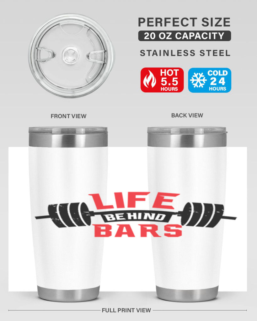 life behind bars 6#- gym- Tumbler