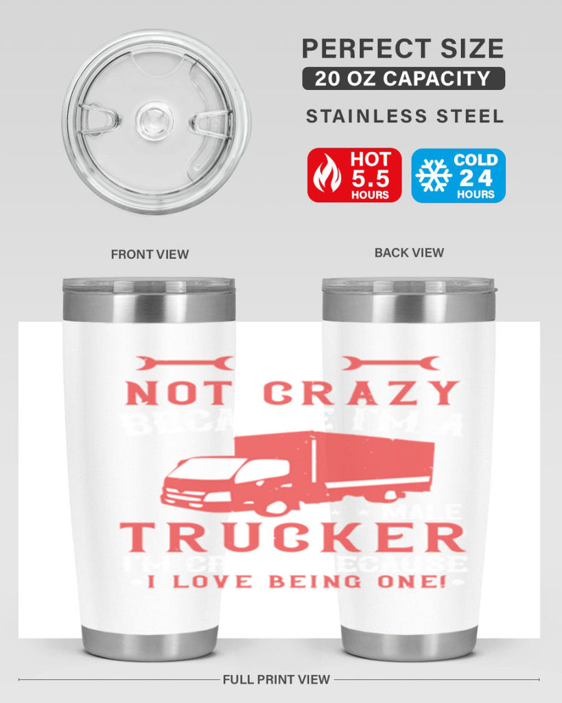 life is full of risks telling me Style 34#- truck driver- tumbler