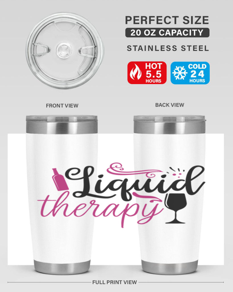 liquid therapy 185#- wine- Tumbler