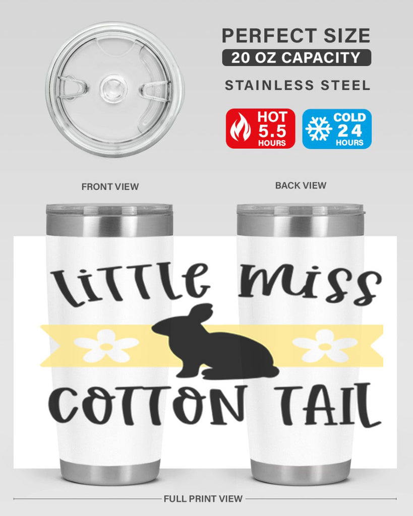 little miss cotton tail 17#- easter- Tumbler