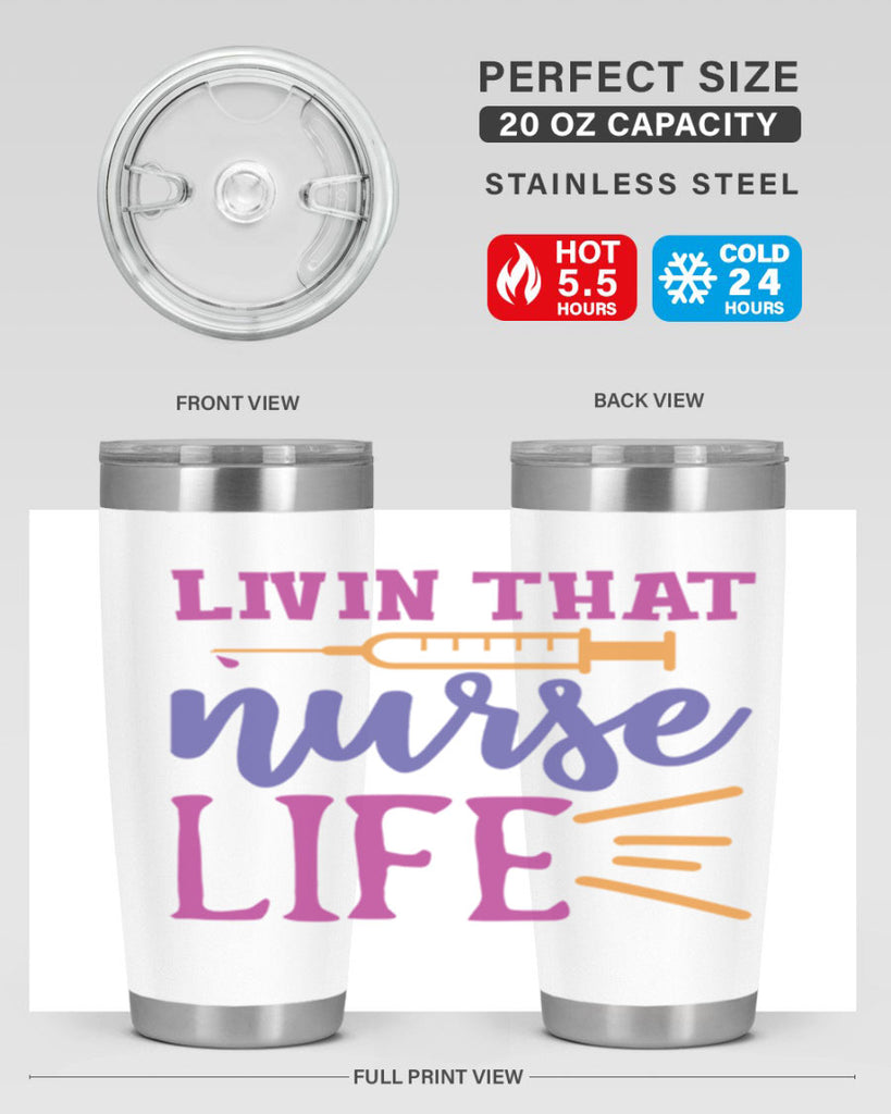livin that nurse life Style Style 138#- nurse- tumbler