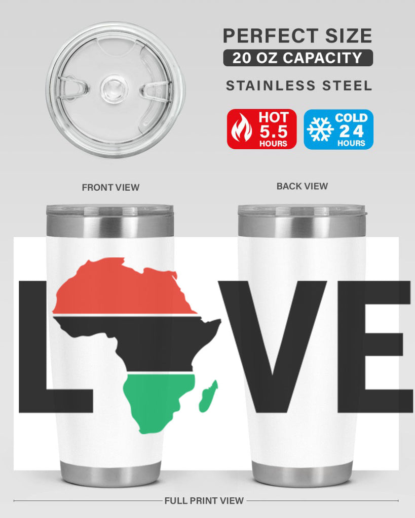 love africa 94#- black words phrases- Cotton Tank