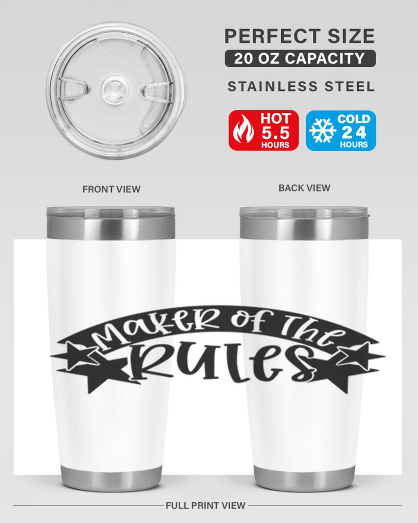 maker of the rules 31#- fathers day- Tumbler