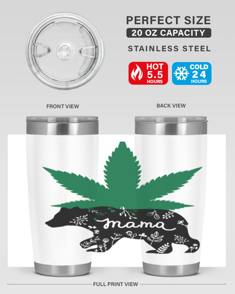 mama bear weed 196#- marijuana- Tumbler