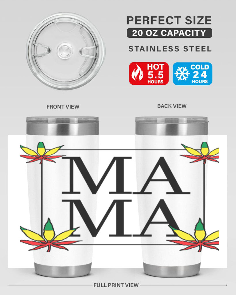 mama weed 197#- marijuana- Tumbler