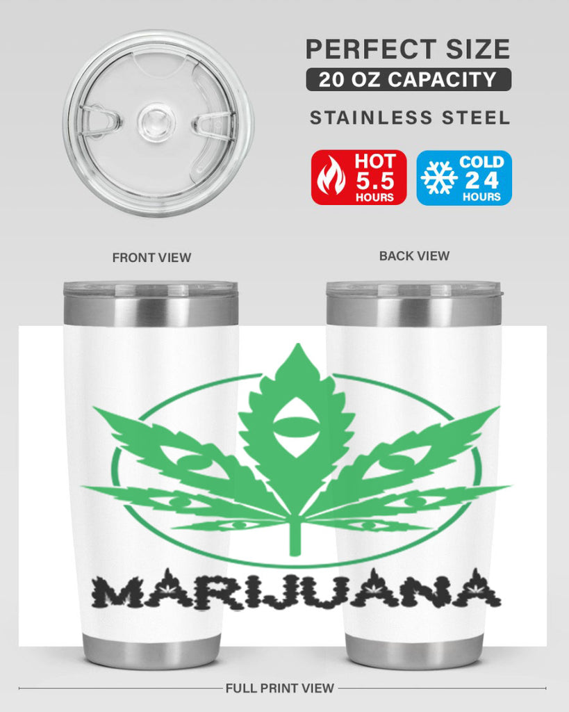 marijuana 198#- marijuana- Tumbler