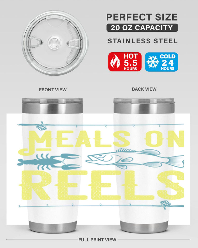 meals on reels 241#- fishing- Tumbler