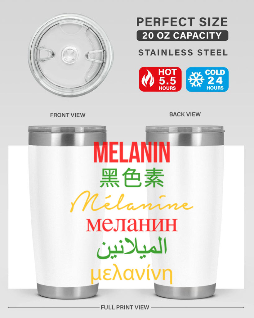 melanin multilingual 88#- black words phrases- Cotton Tank