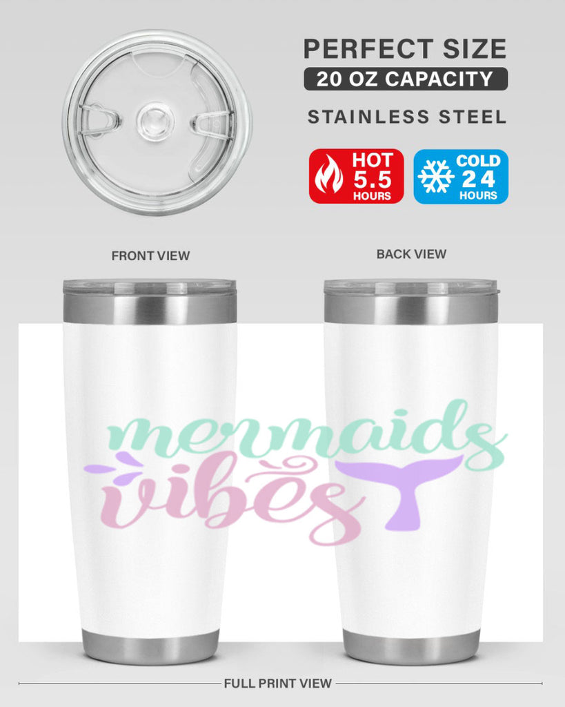 mermaids vibes 5#- mermaid- Tumbler