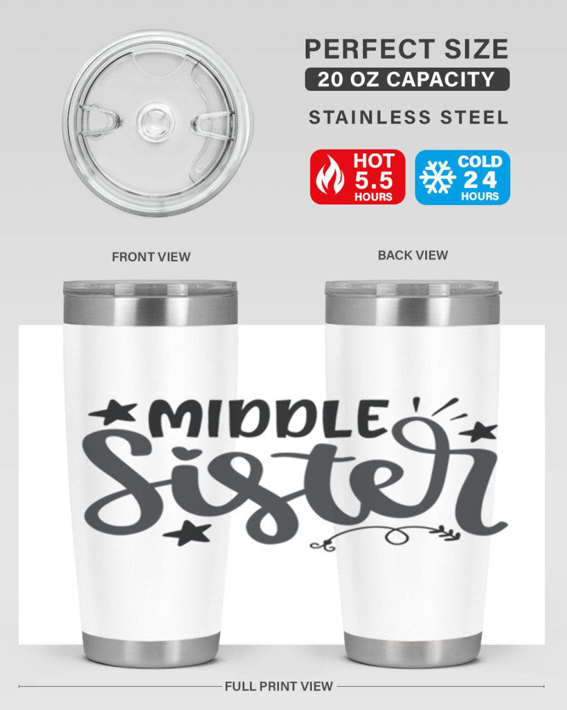 middle sister 60#- sister- Tumbler