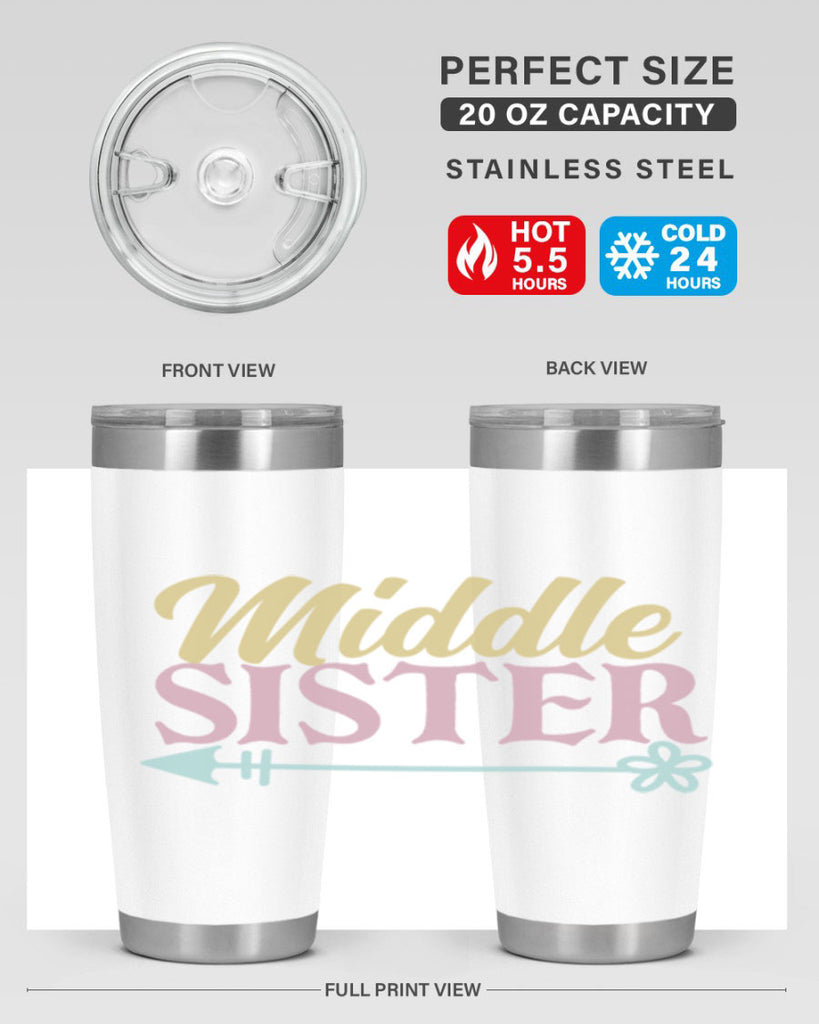 middle sister 61#- sister- Tumbler