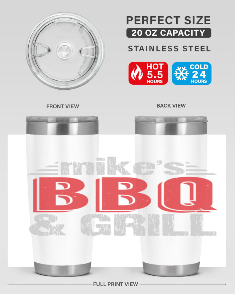 mikes bbq and grill 23#- bbq- Tumbler