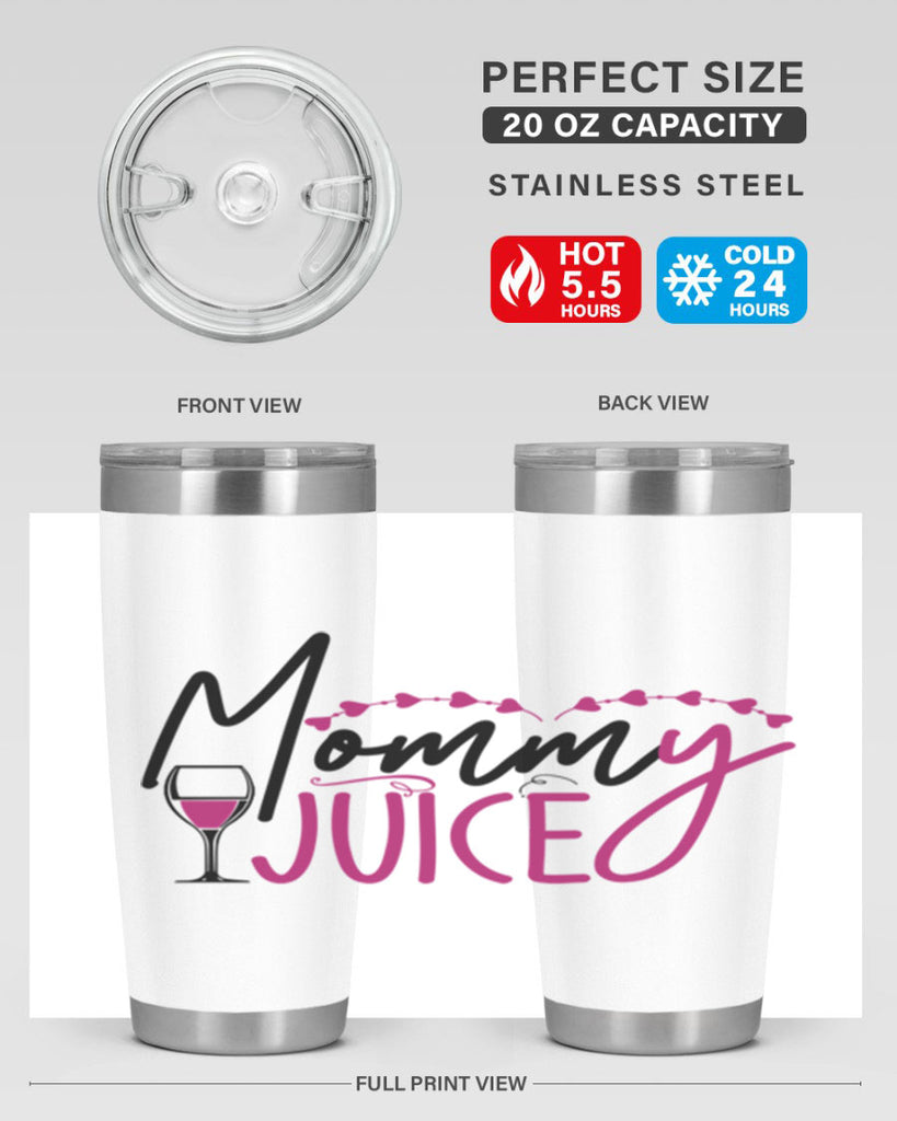 mommy juice 181#- wine- Tumbler