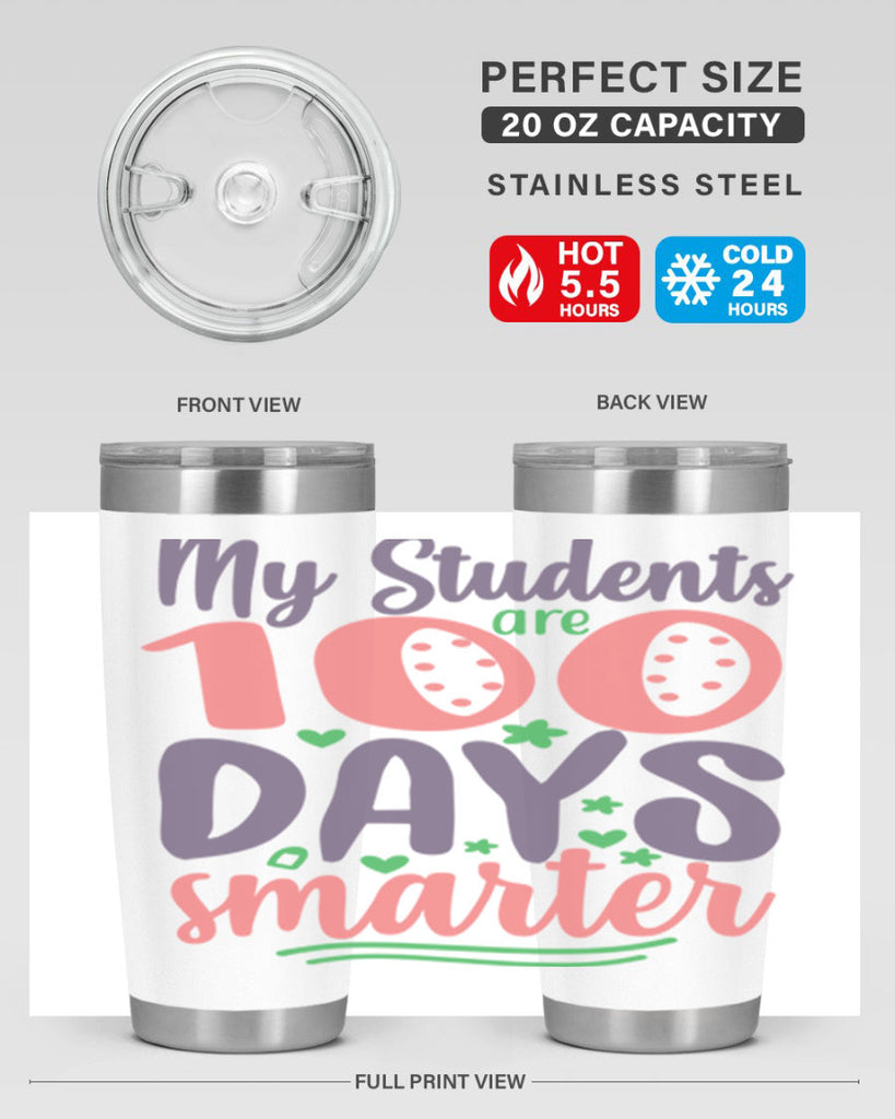 my student are 100 days 14#- 100 days of school- Tumbler