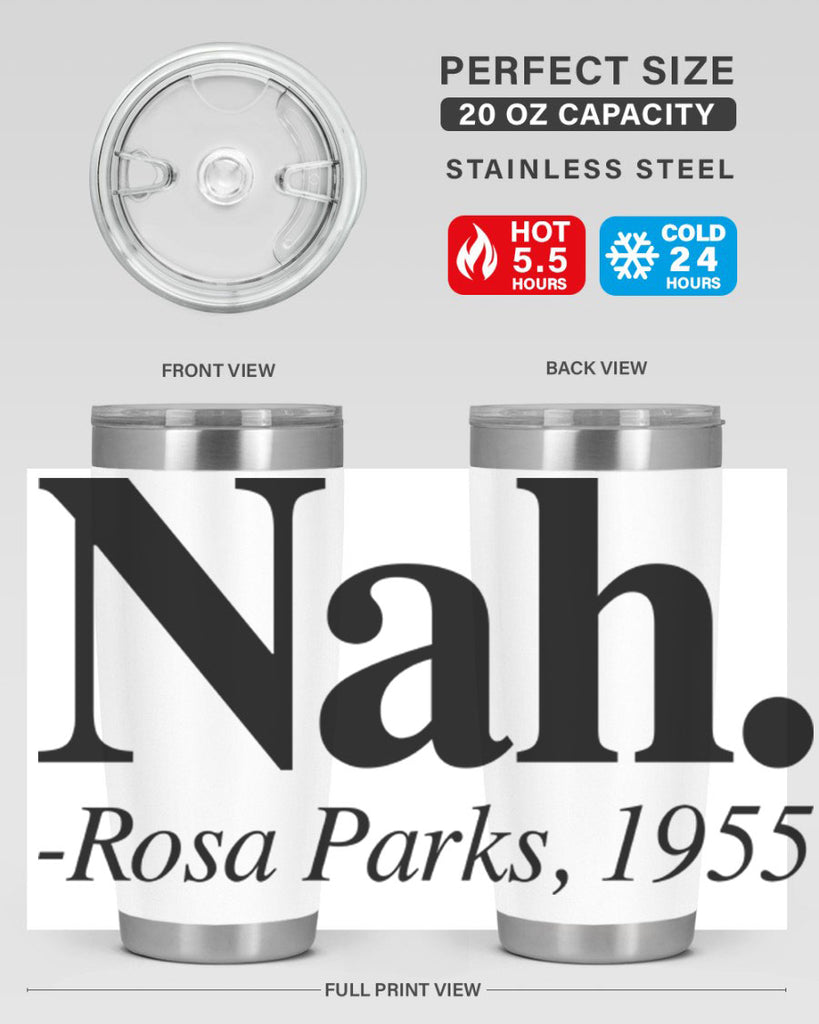 nah rosa parks 65#- black words phrases- Cotton Tank