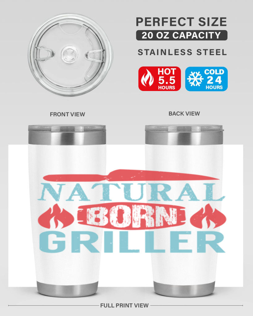 natural born griller 19#- bbq- Tumbler