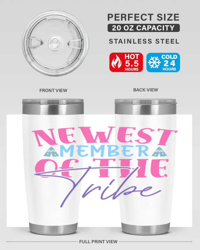 newest member of the tribe Style 211#- baby- tumbler