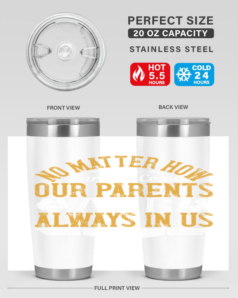 no matter how far we come our parents are always in us 34#- Parents Day- Tumbler