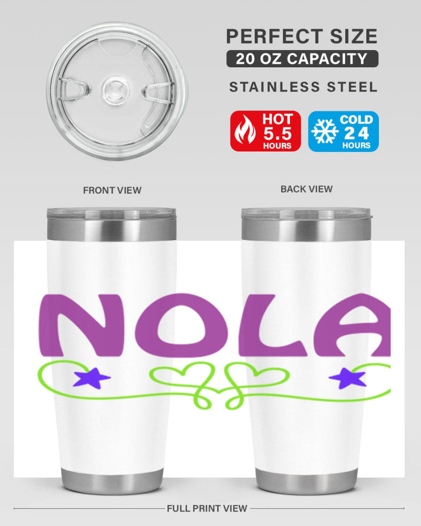 nola 5#- mardi gras- Tumbler