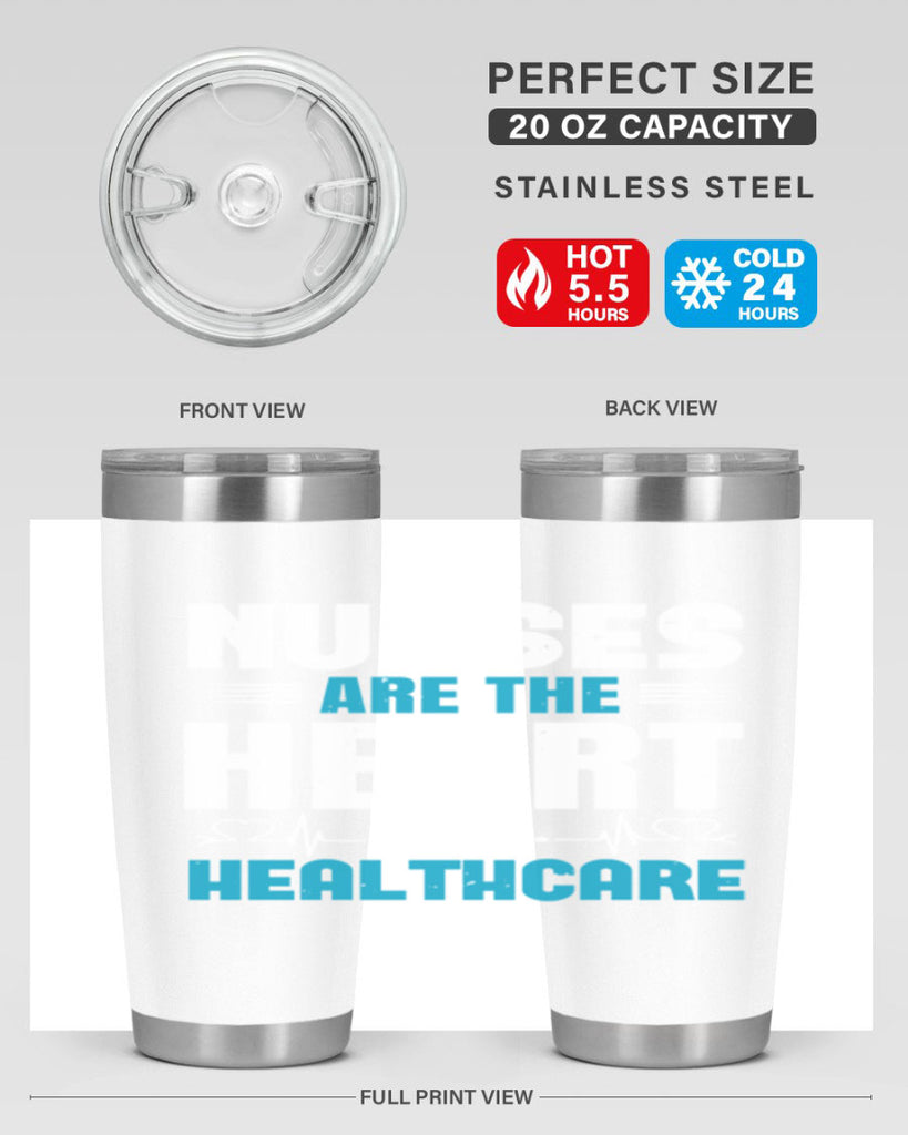 nurse are are heart healthcare Style 287#- nurse- tumbler