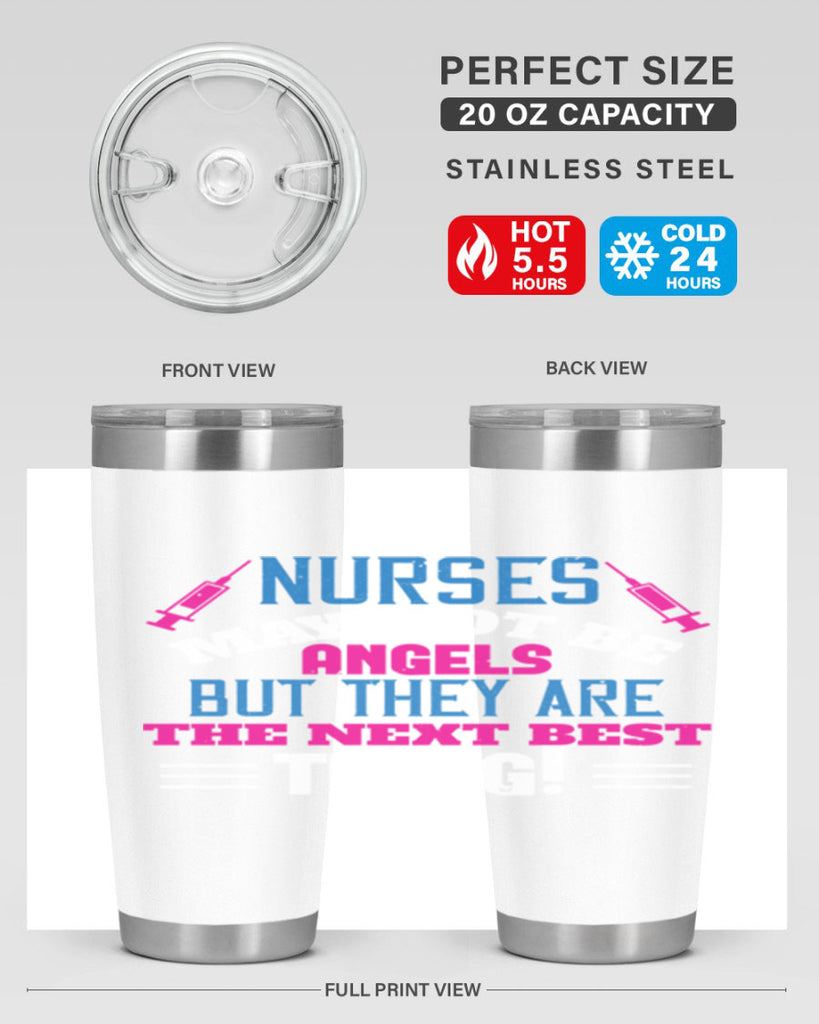 nurse may not be angels Style 279#- nurse- tumbler