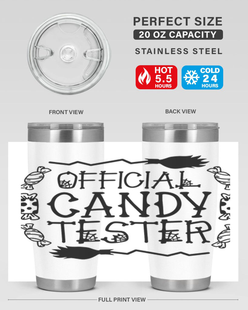 official candy tester 40#- halloween- Tumbler