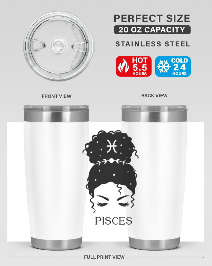 pisces 353#- zodiac- Tumbler