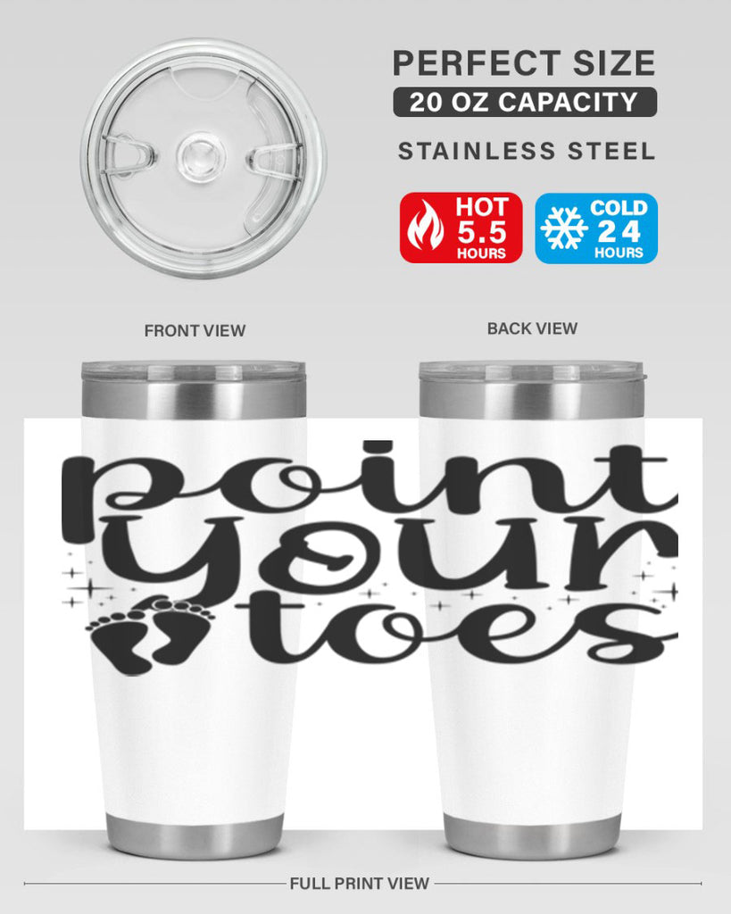 point your toes67#- ballet- Tumbler