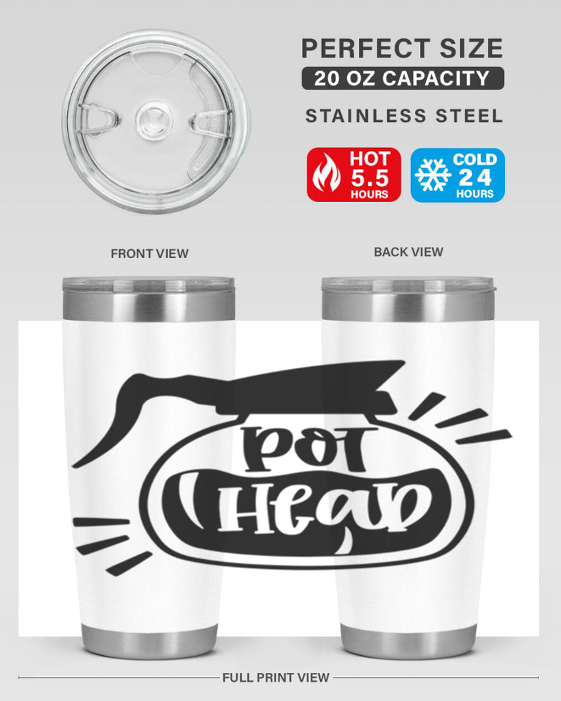 pot head 44#- coffee- Tumbler