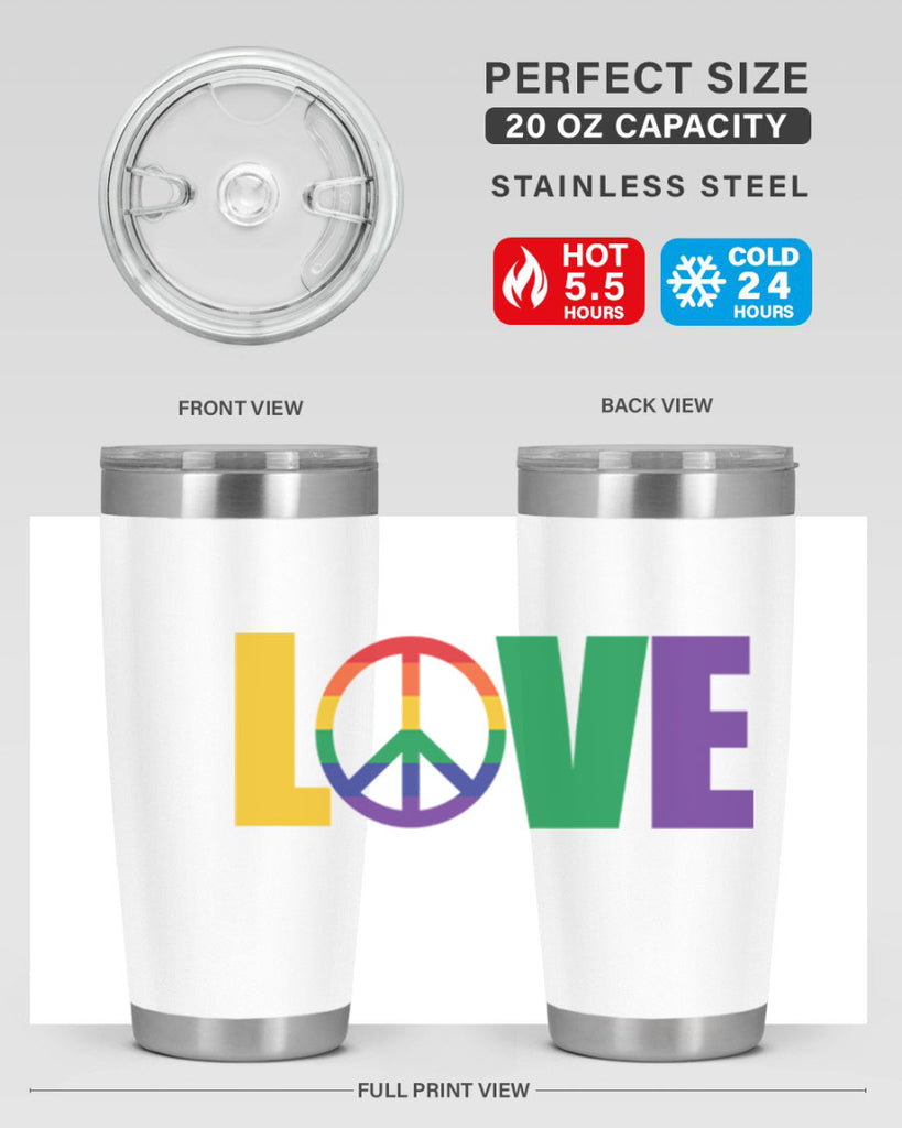 pride love peace 60#- lgbt- Tumbler