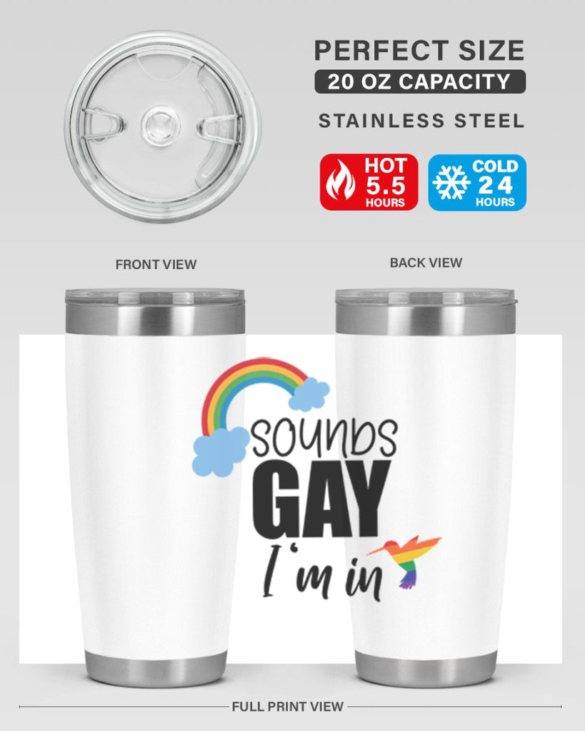 pride sound 45#- lgbt- Tumbler