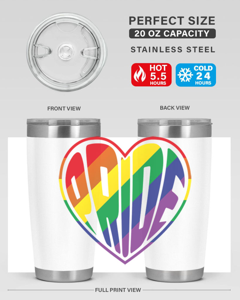 prideheart 40#- lgbt- Tumbler