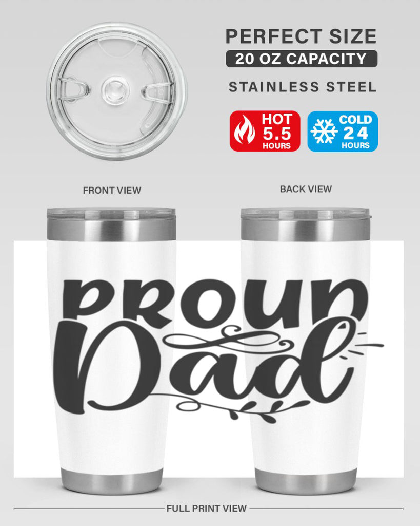 proud dad 71#- dad- Tumbler