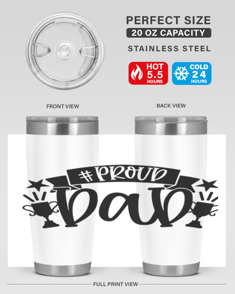 proud dad 75#- fathers day- Tumbler