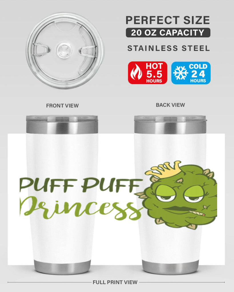 puff puff princess 220#- marijuana- Tumbler