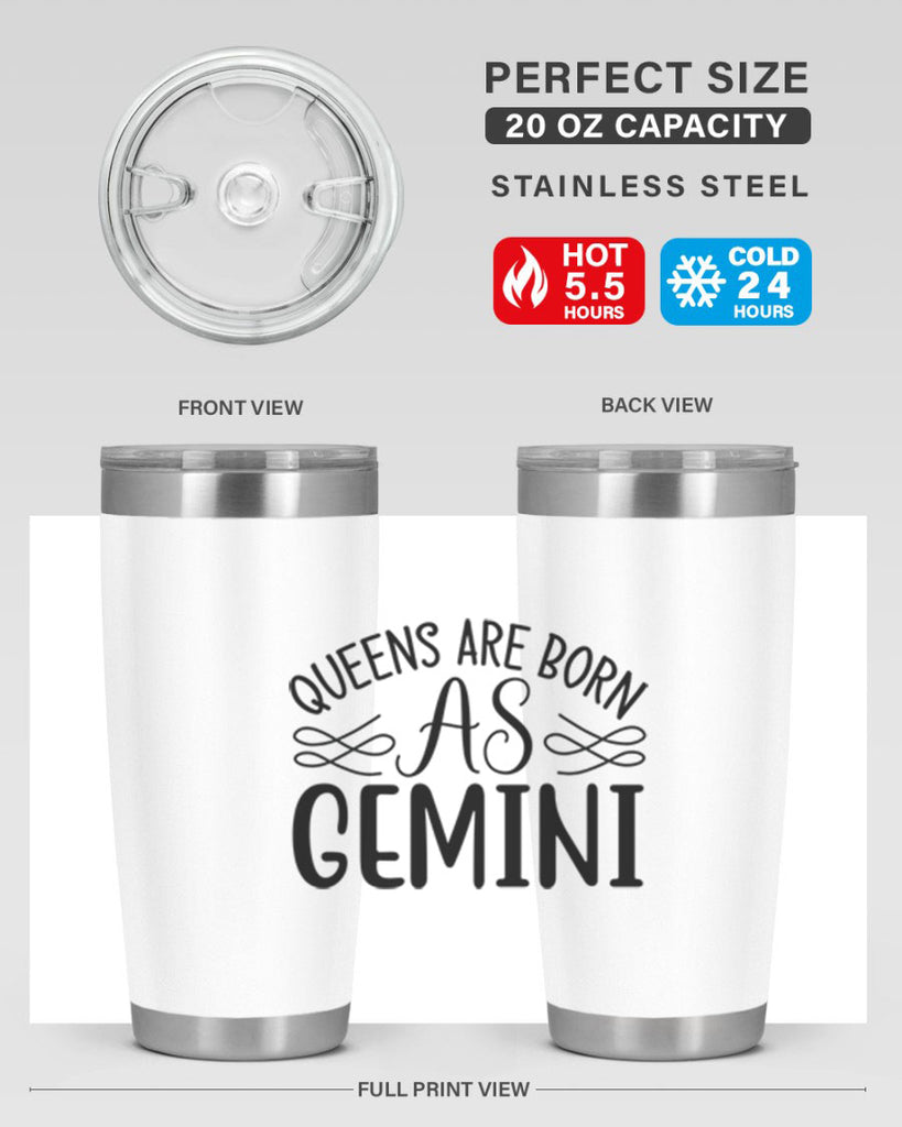 queens are born as gemini 392#- zodiac- Tumbler