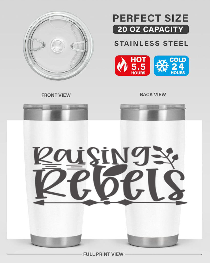 raising rebels 369#- mom- Tumbler