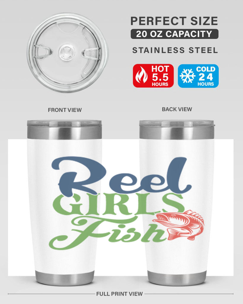 reel girls fish 199#- fishing- Tumbler