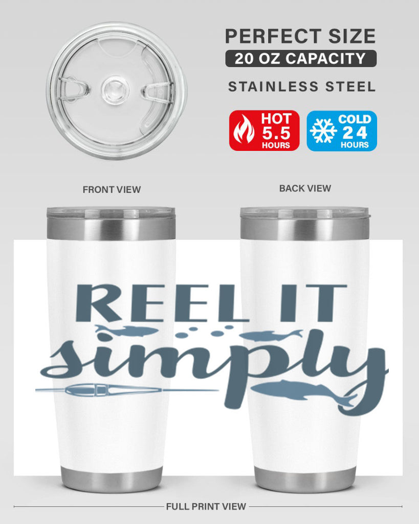 reel it 42#- fishing- Tumbler