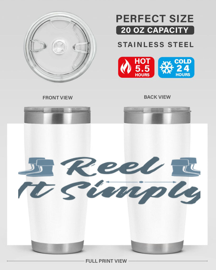 reel it simply 43#- fishing- Tumbler