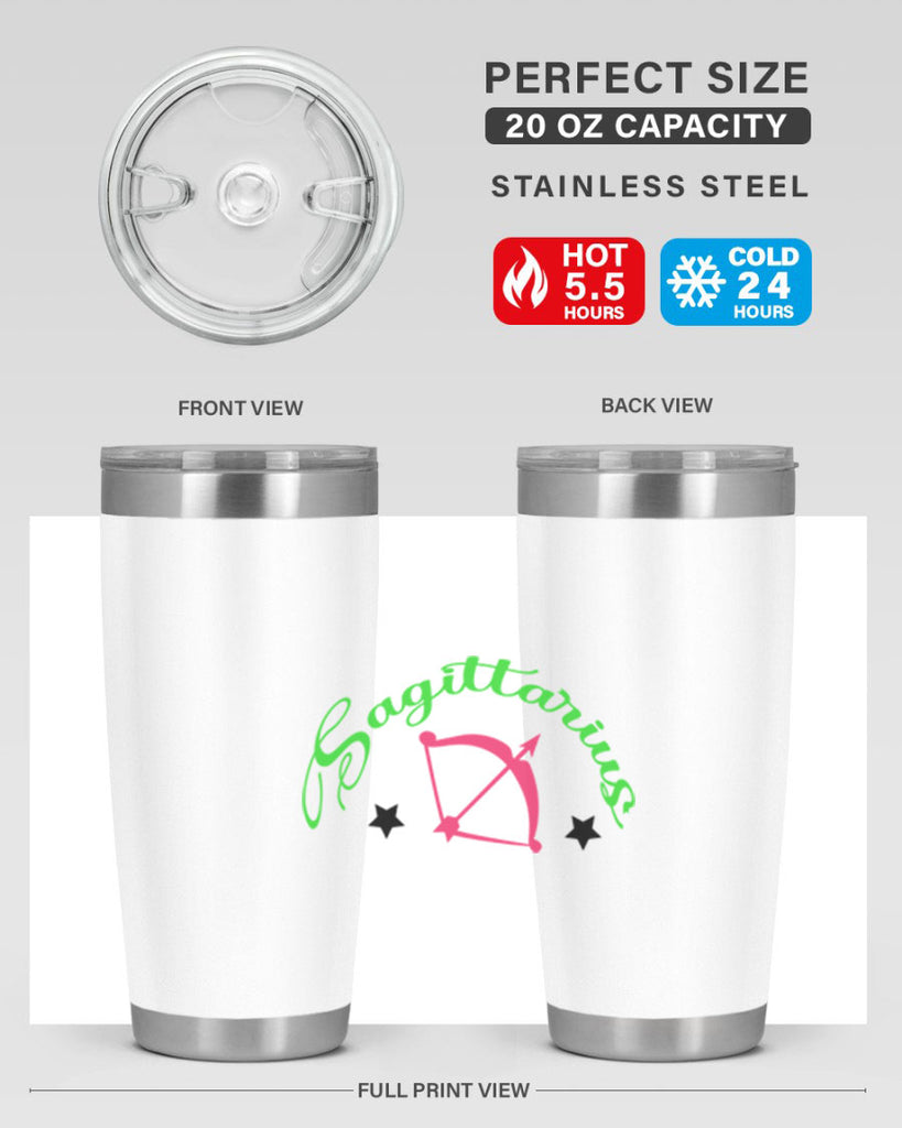 sagittarius 404#- zodiac- Tumbler