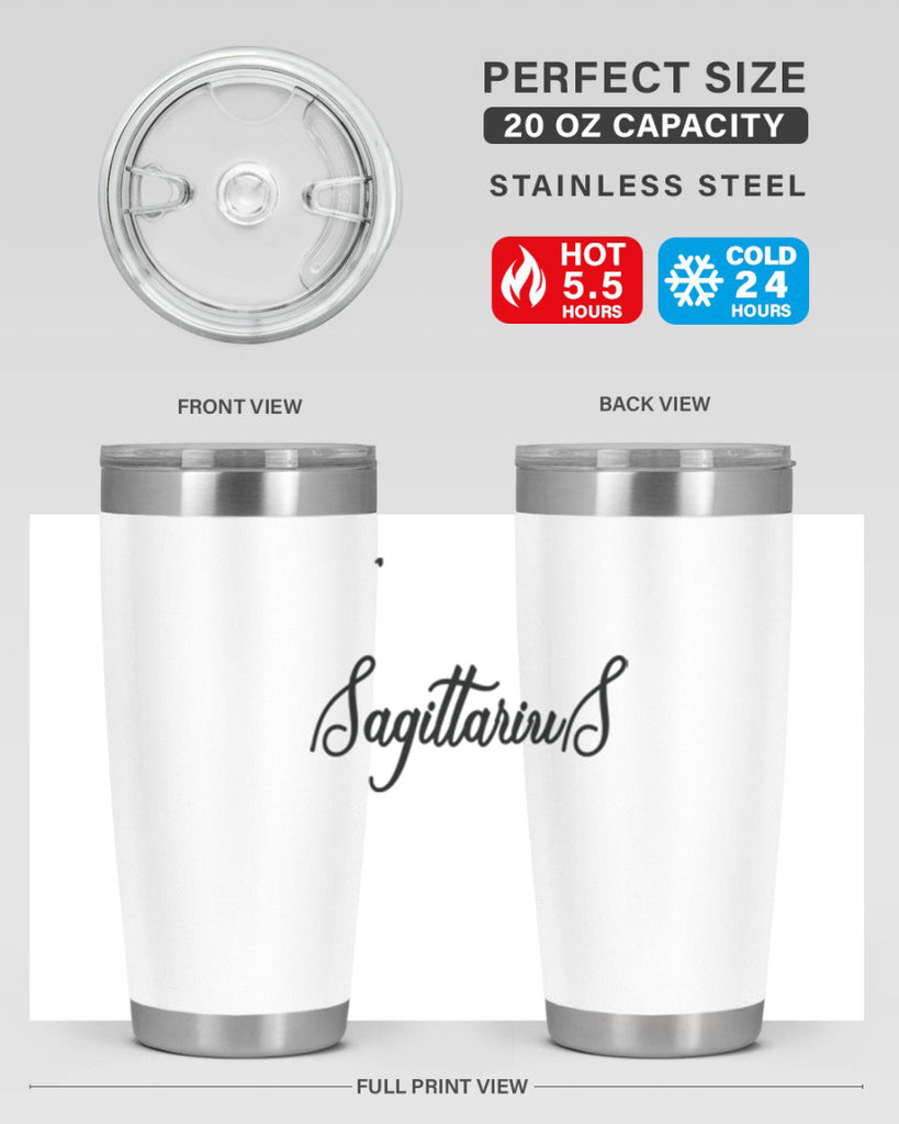 sagittarius 408#- zodiac- Tumbler