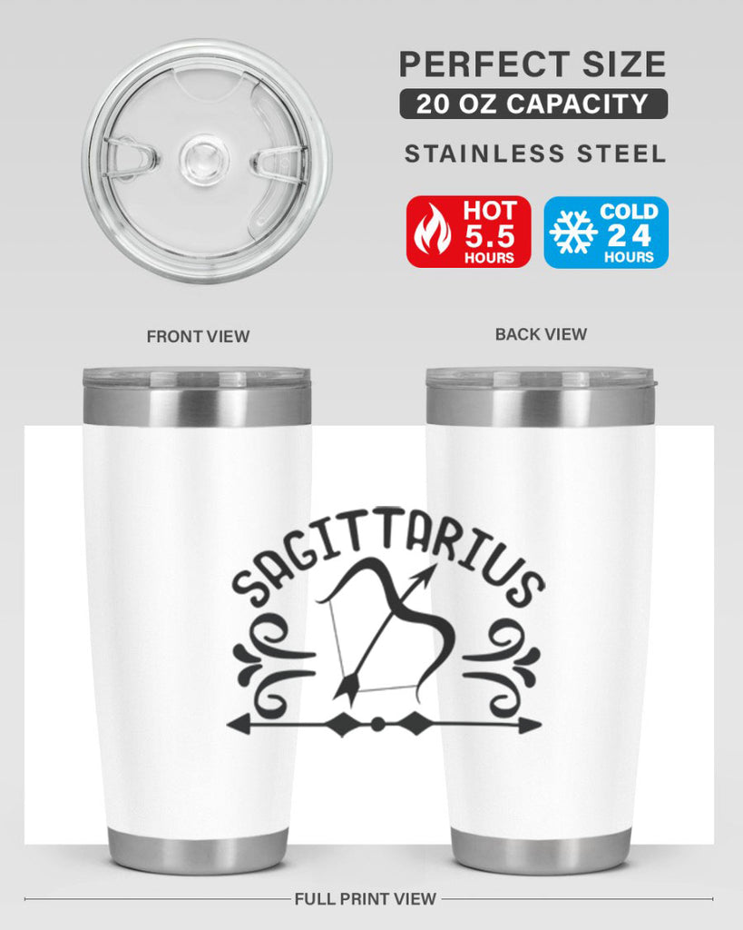 sagittarius 409#- zodiac- Tumbler