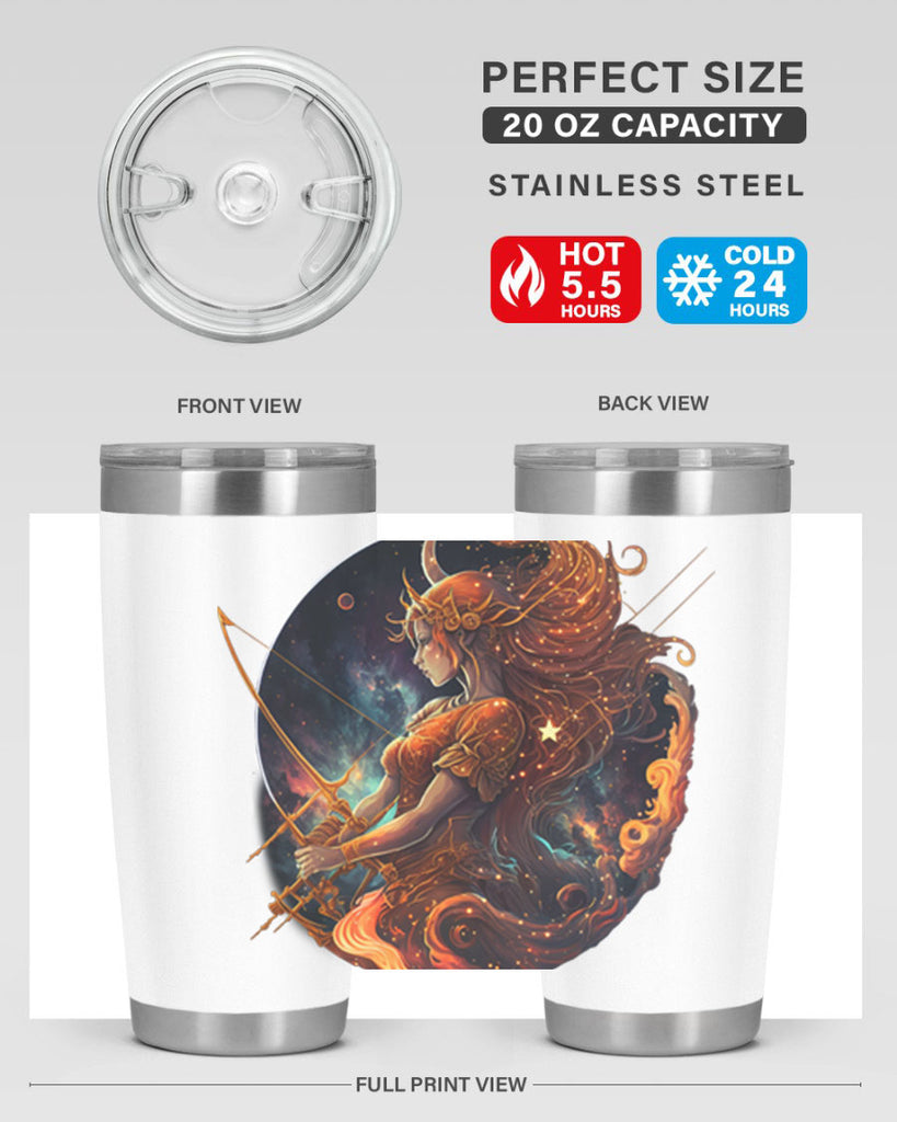 sagittarius 417#- zodiac- Tumbler
