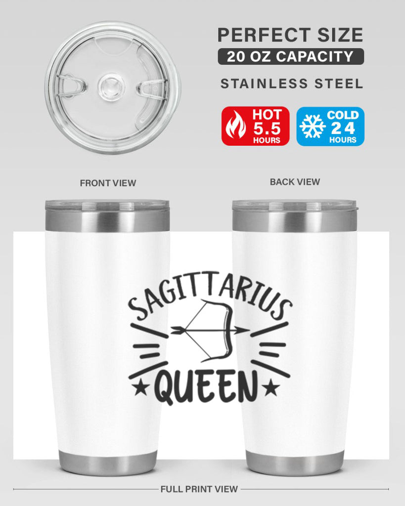 sagittarius queen 411#- zodiac- Tumbler