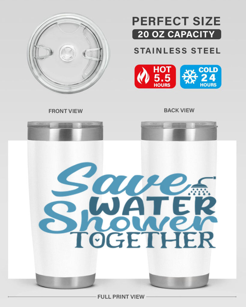 save water shower together 60#- bathroom- Tumbler