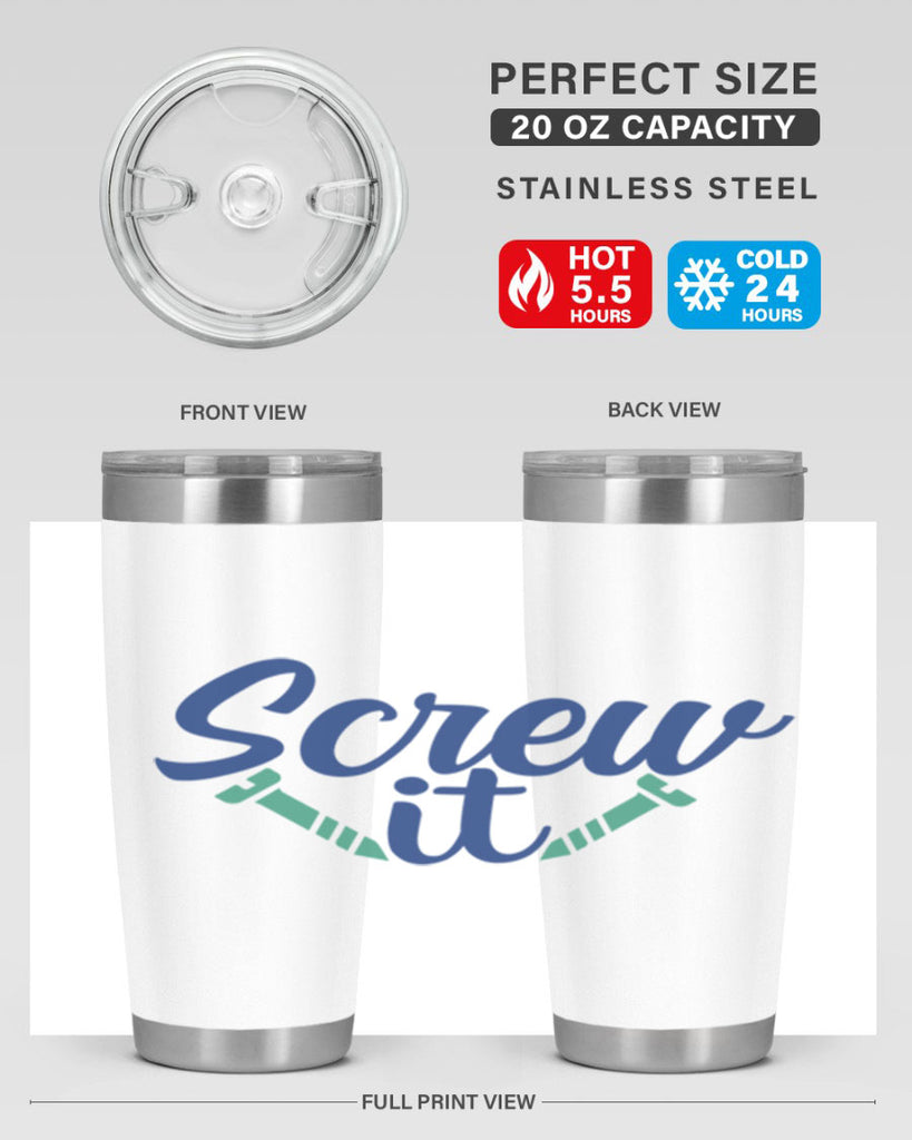 screw it 168#- wine- Tumbler