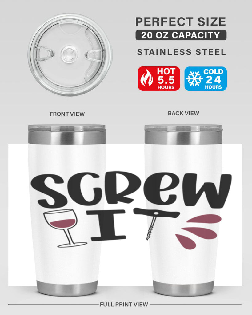 screw it 29#- wine- Tumbler