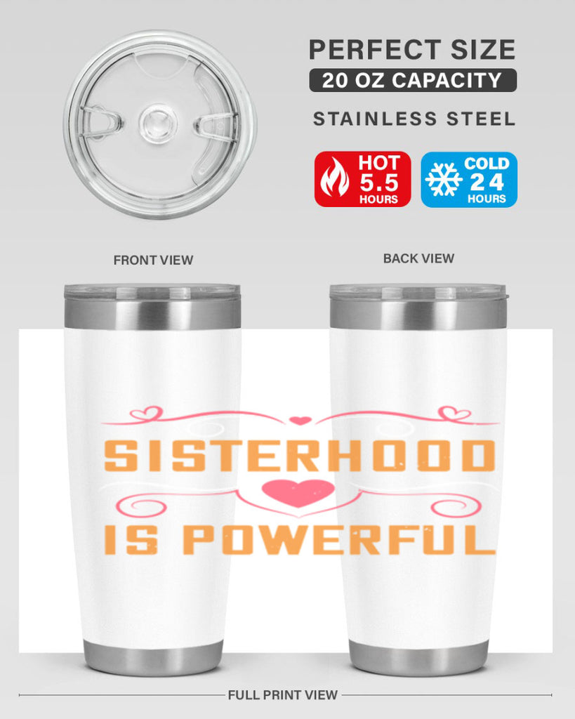 sisterhood is powerful 14#- sister- Tumbler